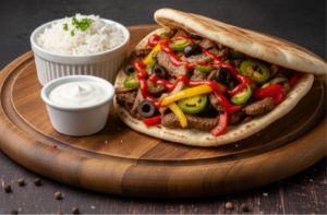 boki menu Spicy Cajun Gyro